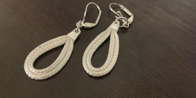 Сребърни обици