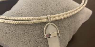 Колие с бял Кристал тип от "СънниАрт.нет" Бургас